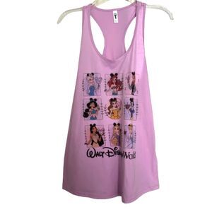 Next Level Ideal T Walt Disney World Razorback Princess Athletic L Tank Top #Y